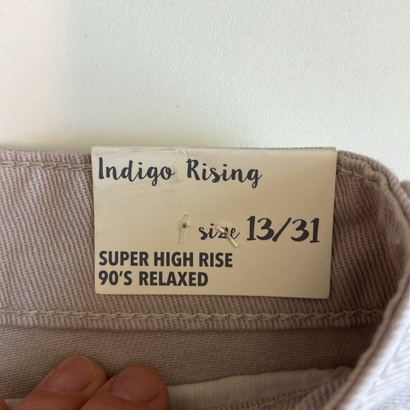 Indigo Rising - 13/31, 90s relaxed super high rise - Picture 4 of 9
